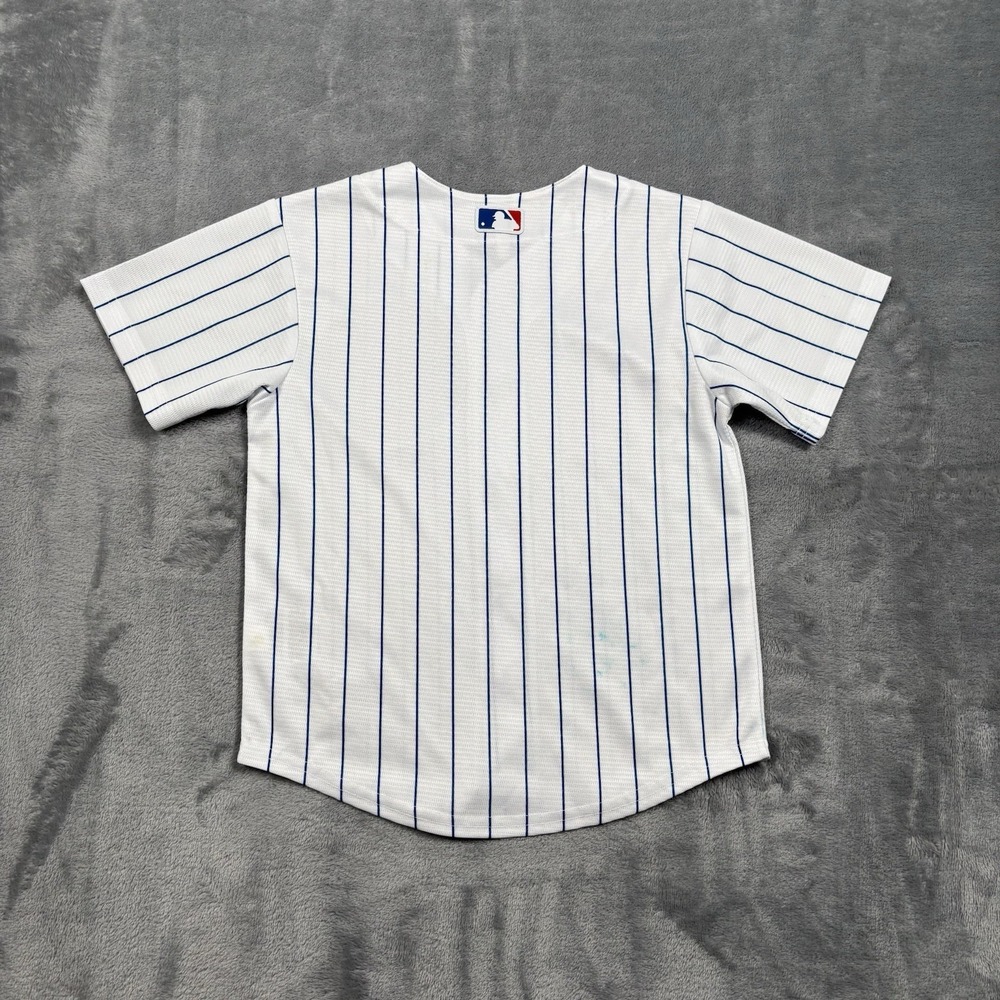 Nike Chicago Cubs Pinstripe Baseball Jersey Kids Youth Medium 5/6* - Picture 8 of 8